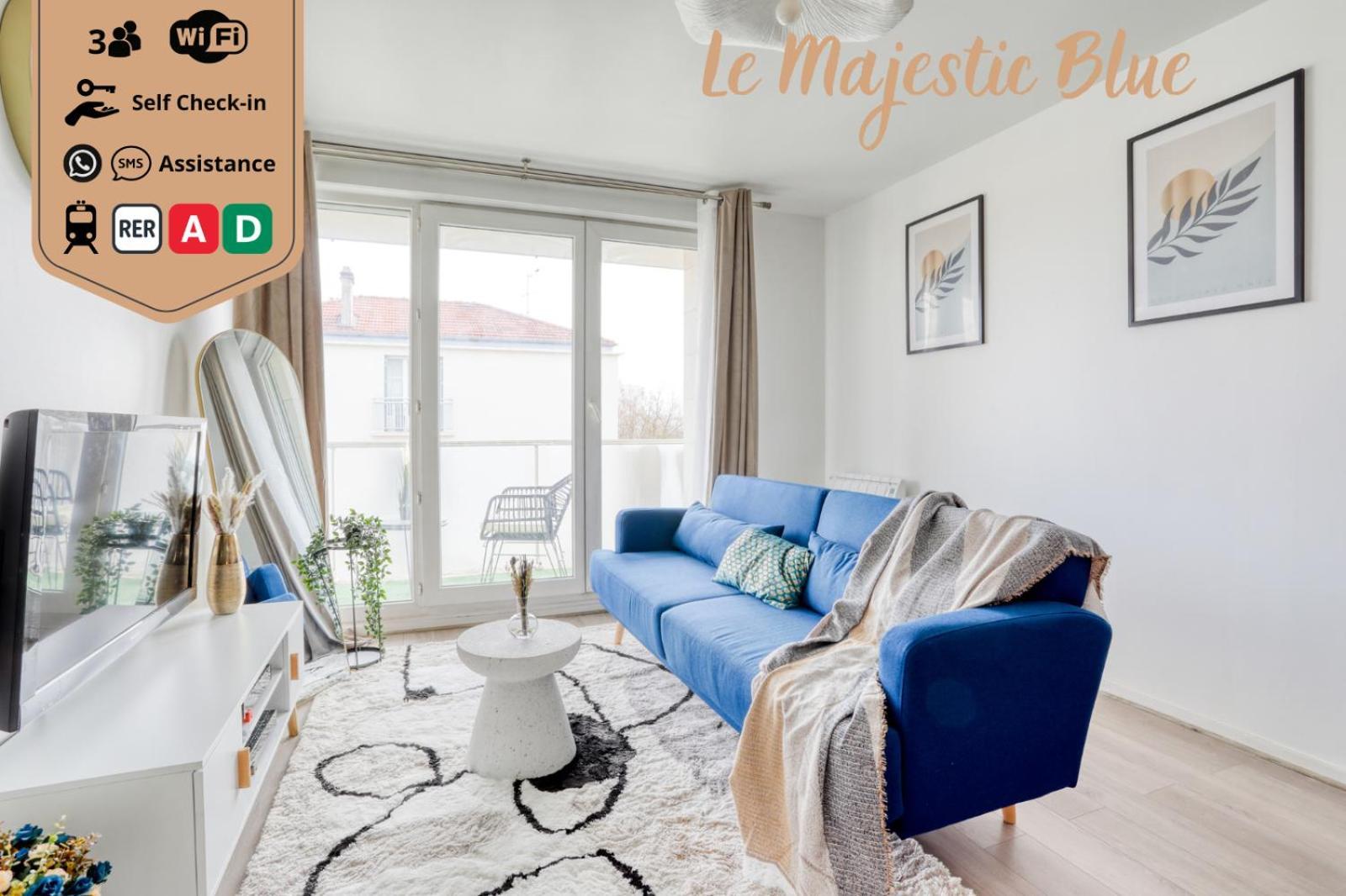 Le Majestic Blue - Metro 8/Hopital Henri Mondor كْرُتييّ المظهر الخارجي الصورة
